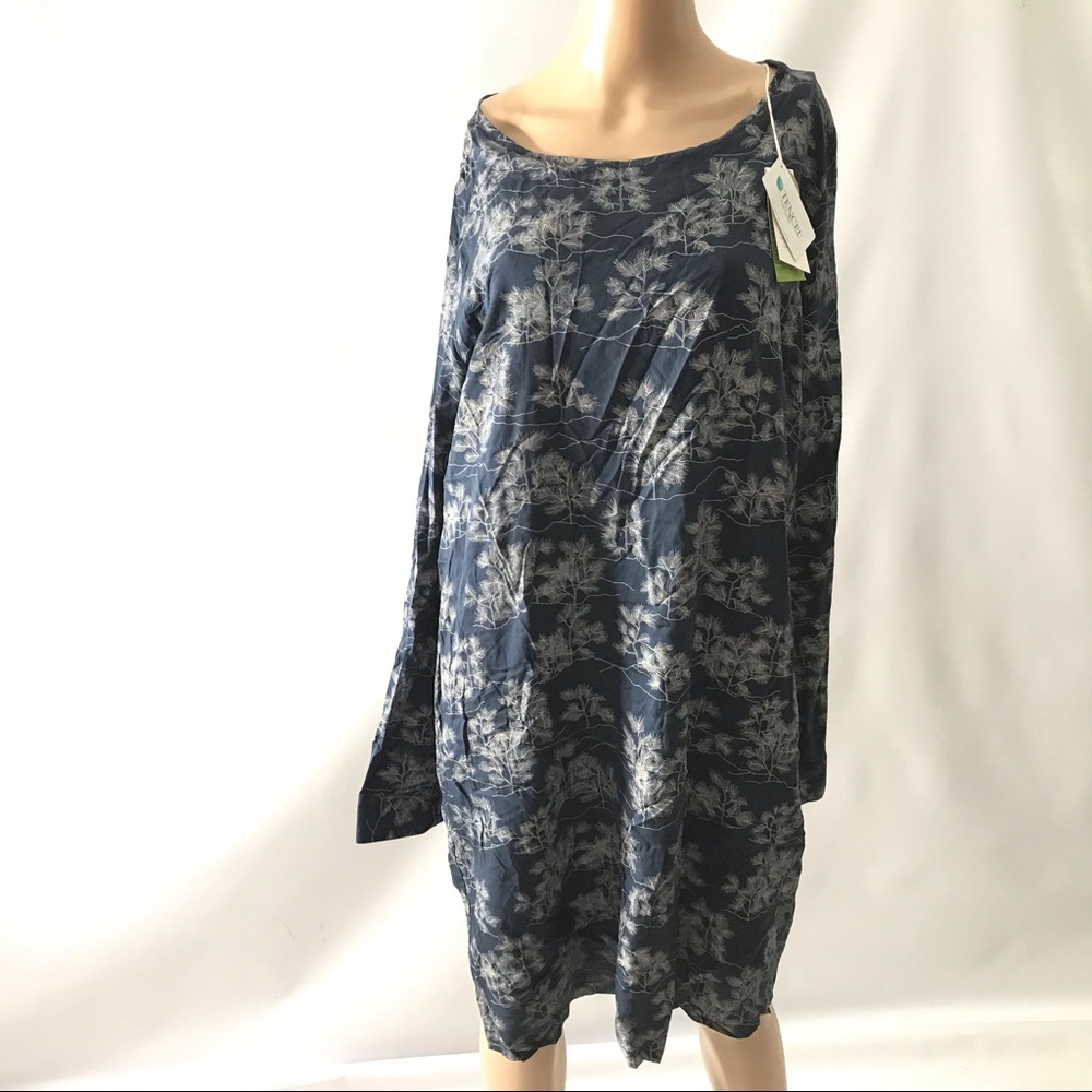 SkunkFunk Silbe Floral Long Sleeve Mini Dress